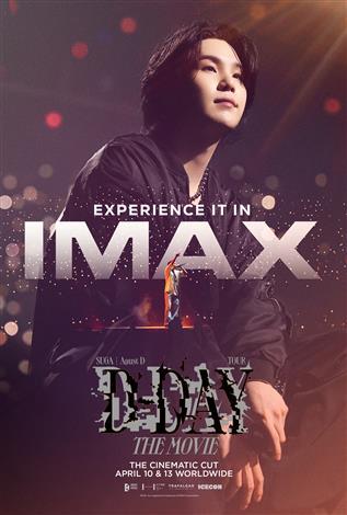 SUGA - Agust D TOUR 'D-DAY' THE MOVIE (Korean w/e.s.t.) – The IMAX Experience®